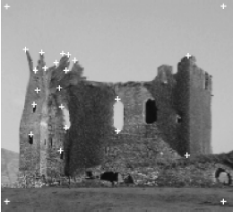 Deformed image - castle